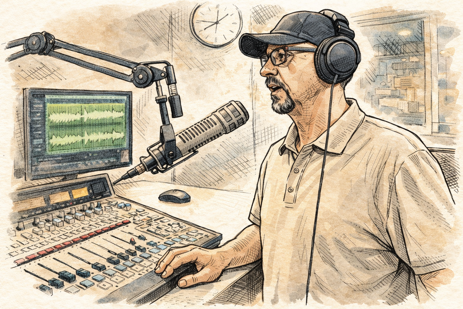 Joe Gardner in studio